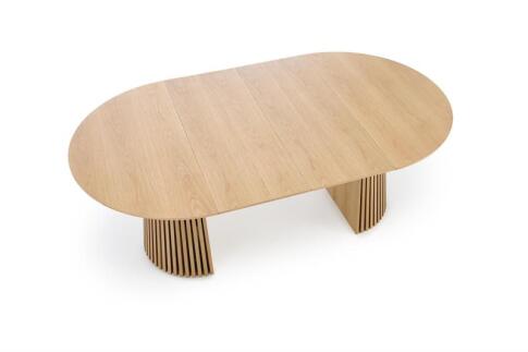 Стол обеденный HALMAR FARGO натуральный/натуральный 120-210/120