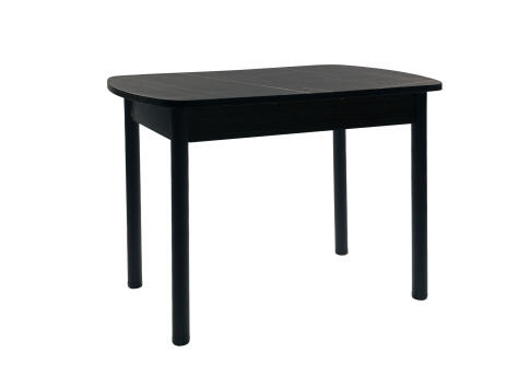 Стол ВВР Раздвижной пластиковый Черный Тунис/Прямое черный, 110-150/70