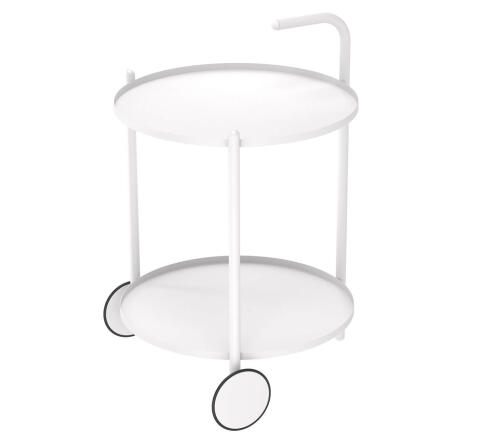 Стол журнальный Sheffilton SHT-CT60 белый муар/белый