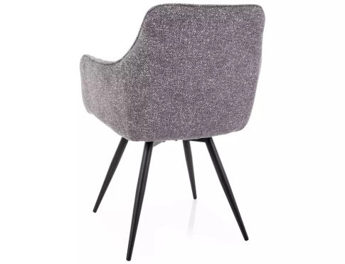 Стул SIGNAL BALLO Leo 07 серый/черный, поворотный