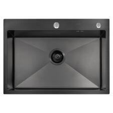 Мойка ARFEKA ECO AR 700*500 BLACK PVD NANO DECOR