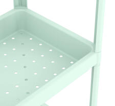 Стеллаж Sheffilton SHT-SS25-3 пастельно-зеленый