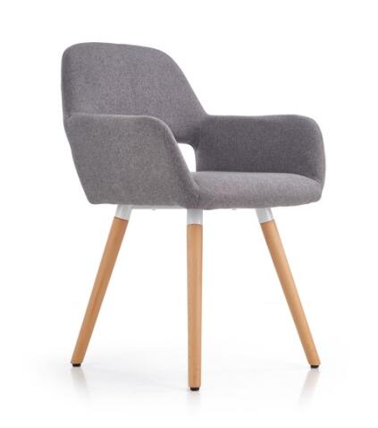 Стул HALMAR K283 серый/натуральный