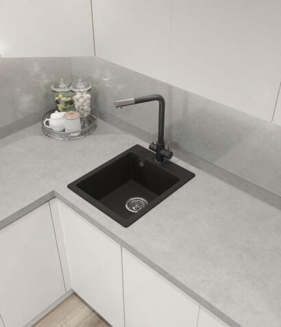 Кухонная мойка GRANFEST URBAN UR-240 черный