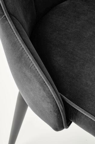 Стул HALMAR K365 черный/черный