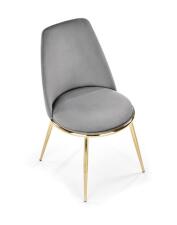 Стул HALMAR K460 серый/золотой