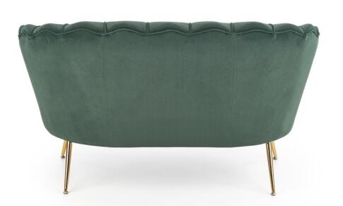 Софа HALMAR AMORINITO XL темно-зеленый/золотой