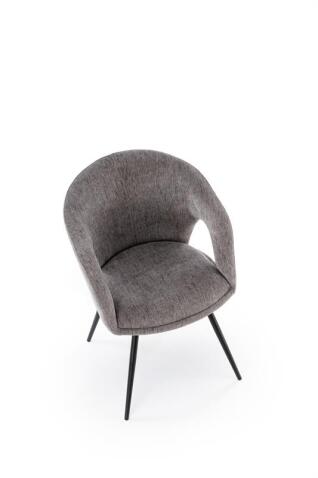 Стул HALMAR K550 серый/черный