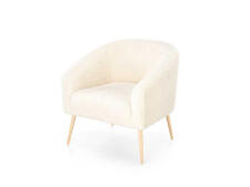 Кресло HALMAR GRIFON 2 кремовый/натуральный