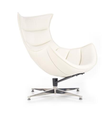Кресло HALMAR LUXOR белый/хром