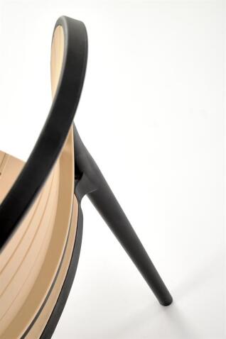 Стул HALMAR K529 черный/натуральный