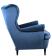 Кресло SIGNAL HARRY Velvet Bluvel 86 темно-синий/венге