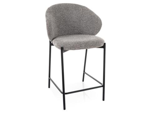 Стул барный SIGNAL KIOTO H-2 t.254 серый/черный