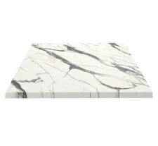 Столешница Sheffilton SHT-TT46 80/80 белый мрамор