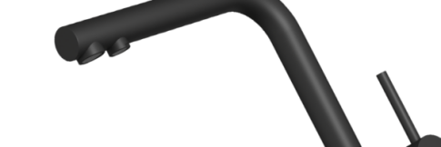 Смеситель для кухни Omoikiri Nagano P BL черный