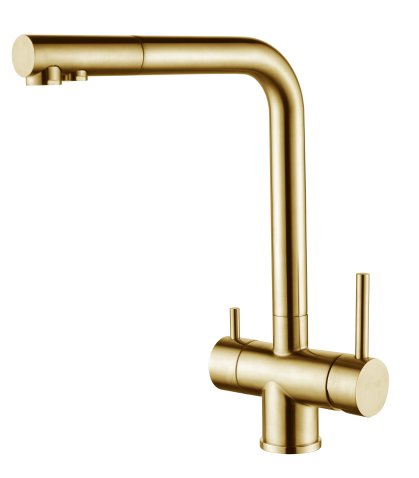 Смеситель для кухни ZORG ARGOS PREMIUM PVD Gold