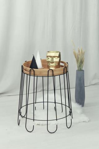 Стол журнальный Sheffilton SHT-CT26 артикул Сж-118 прозрачный лак/черный муар