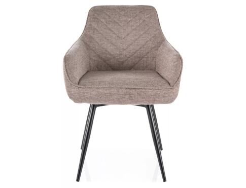 Стул SIGNAL SERVIO Brego 34 бежевый/черный, поворотный