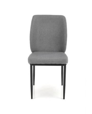 Комплект HALMAR JASPER (стол + 4 стула) серый/черный