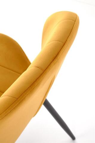 Стул HALMAR K538 горчичный/черный