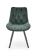 Стул HALMAR K519 темно-зеленый/черный, поворотный
