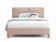 Кровать SIGNAL SIERRA Velvet Bluvel 28 бежевый/дуб, 120/200