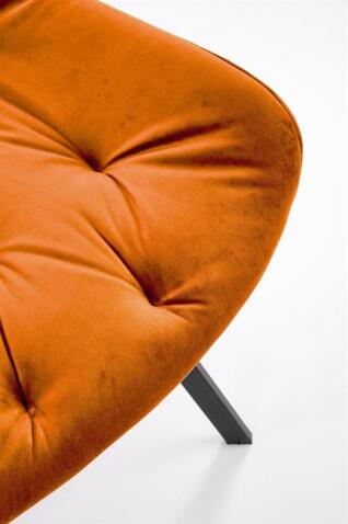 Стул HALMAR K519 корица/черный, поворотный