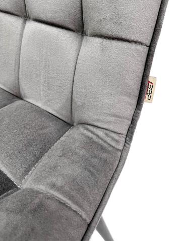 Стул ВВР Бостон графит/черный, велюр