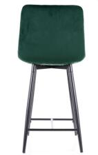 Стул барный SIGNAL CHIC H-2 Velvet Bluvel 78 зеленый/черный