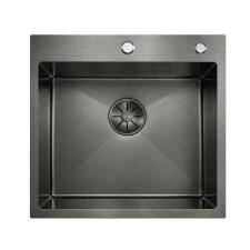 Кухонная мойка из нержавейки BLANTEK VS-5650B Nano black