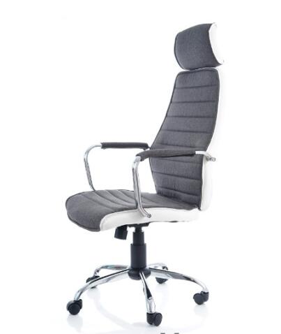 Кресло компьютерное SIGNAL Q-035 белый/серый