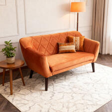 Диван SIGNAL KARO 2 Velvet Bluvel 4215 корица/венге