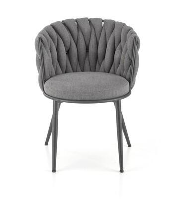 Стул HALMAR K516 серый/черный