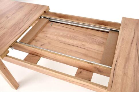 Стол обеденный HALMAR TIAGO 2 дуб крафт/дуб крафт 140-220/80