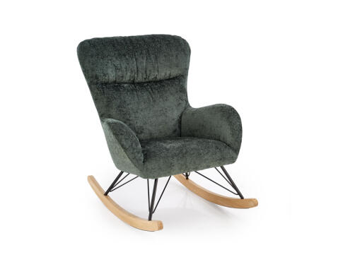 Кресло-качалка HALMAR CASTRO темно-зеленый