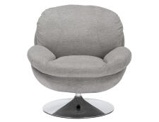 Кресло SIGNAL BRIGITTE Brego 07 серый/хром