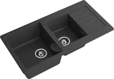 Кухонная мойка GRANFEST PRACTIK P-980KL графит