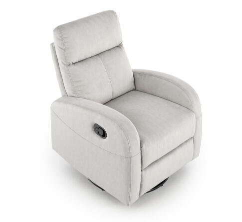 Кресло SIGNAL OLIMP Velvet Bluvel 03 раскладное, светло-серый