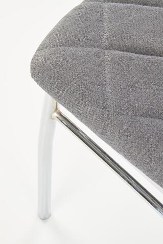 Стул HALMAR K309 светло-серый/хром