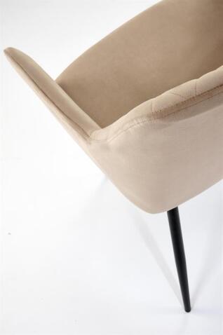 Стул HALMAR K558 бежевый/черный