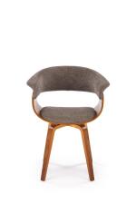 Стул HALMAR K545 серый/орех