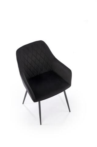 Стул HALMAR K558 черный/черный