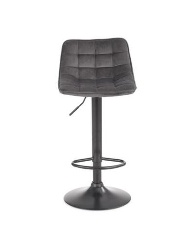 Стул барный HALMAR H95 серый/черный