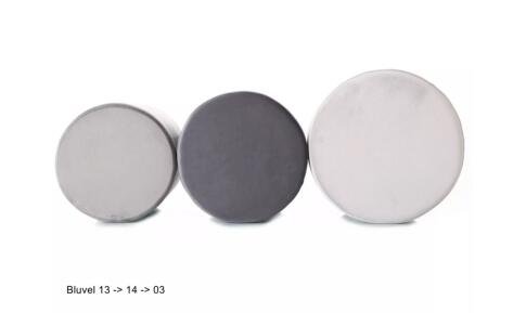 Пуф SIGNAL DOTI B Velvet Bluvel 13 серый