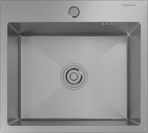 Кухонная мойка из нержавеющей стали GRANFEST METAL 5045 нержавеющая сталь