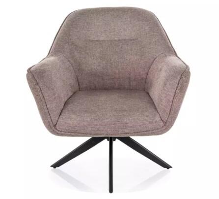 Кресло SIGNAL GALIA Brego бежевый/черный