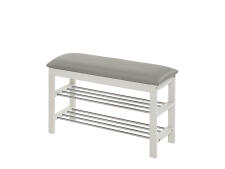 Полка для обуви HALMAR ST-11 серый/белый, 81/31/48