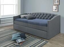 Кровать SIGNAL ALESSIA tap. 23 серый/дуб, 90/200