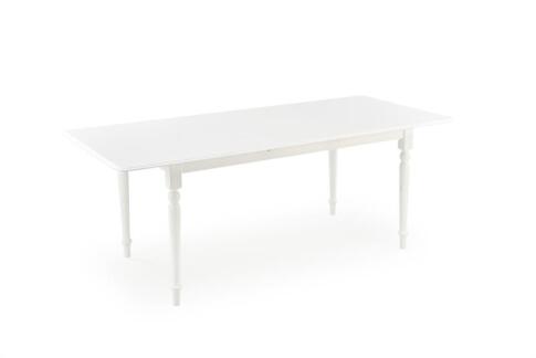 Стол обеденный HALMAR NELSON белый/белый 160-200/90