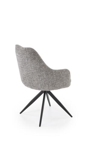 Стул HALMAR K564 серый/черный, поворотный